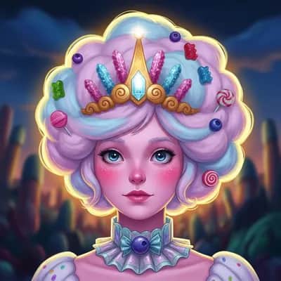 Voix IA - Princesse des Bonbons (Style Aventure) — Voix IA pour TikTok & YouTube sur Vocallab