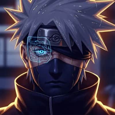 Voz IA Ficticia Inspirada en Kakashi Hatake — Voz de IA para TikTok y YouTube en Vocallab