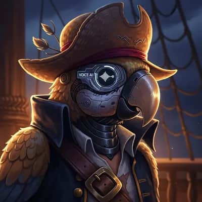 Voix IA de Pirate Aventureux — Voix IA pour TikTok & YouTube sur Vocallab
