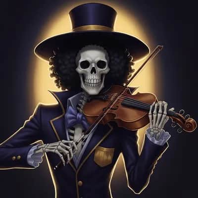 Fictional Skeleton Musician AI Voice - Brook Inspired Style — AI voice for TikTok & YouTube on Vocallab