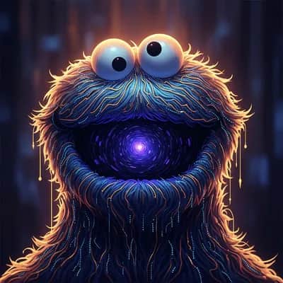 Fictional Cookie Monster Inspired AI Voice — AI voice for TikTok & YouTube on Vocallab