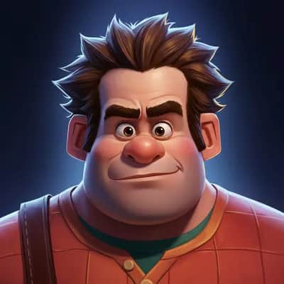 Voz de IA Ficcional Estilo Detona Ralph — Voz IA para TikTok e YouTube no Vocallab