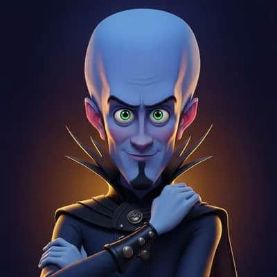 Voix IA Style Megamind — Voix IA pour TikTok & YouTube sur Vocallab