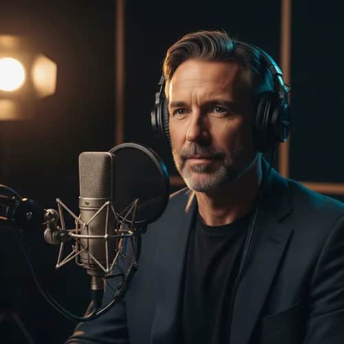 Autoritative Männerstimme für Voiceovers & Narration – KI-Stimme für TikTok & YouTube auf Vocallab