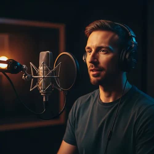 Calm British Male Narrator Voice for YouTube — AI voice for TikTok & YouTube on Vocallab