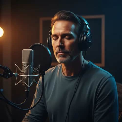 Ruhige, raue Männerstimme für Meditation & Schlaf – KI-Stimme für TikTok & YouTube auf Vocallab