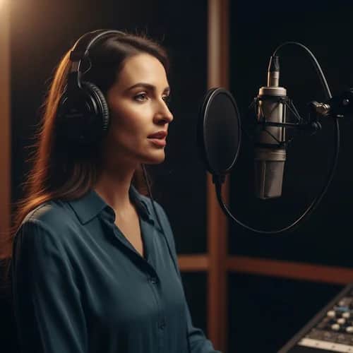 Voz Femenina Suave para Mindfulness, YouTube y Pódcasts — Voz de IA para TikTok y YouTube en Vocallab