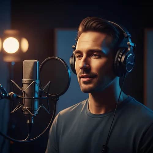 Gentle Male Meditation Voice for Wellness Content — AI voice for TikTok & YouTube on Vocallab
