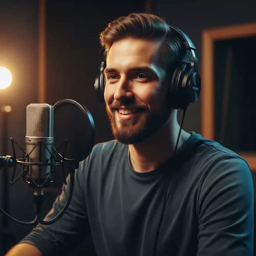 Männliche KI-Stimme für Gaming & Charakter-Voiceovers – KI-Stimme für TikTok & YouTube auf Vocallab