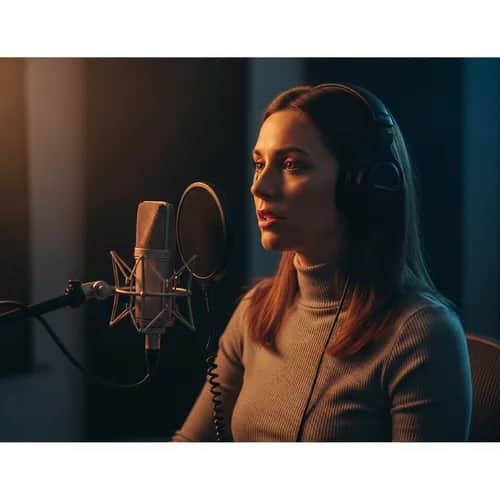 Voz IA Femenina Profesional para Narración y Contenido Educativo — Voz de IA para TikTok y YouTube en Vocallab