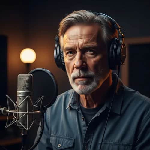 Serious Male Voice for Narration & Storytelling — AI voice for TikTok & YouTube on Vocallab