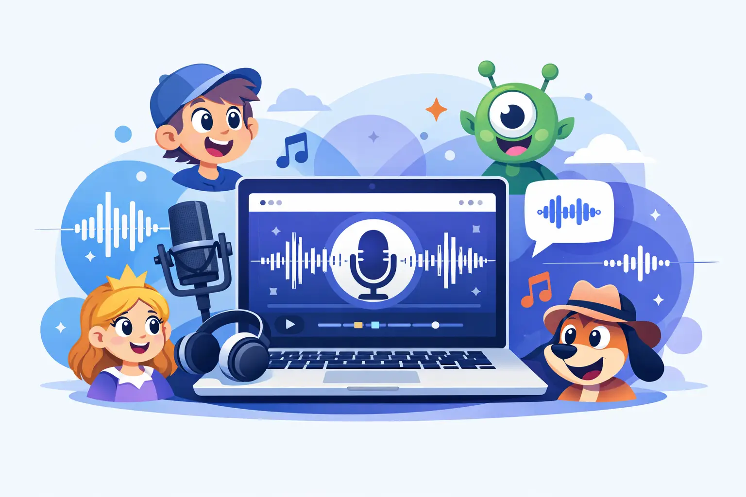 Best Cartoon Character Voice Generator (2026) — 6 Expressive Voices for Skits, Gaming & TikTok