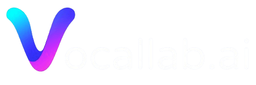 Vocallab AI logo - dark version