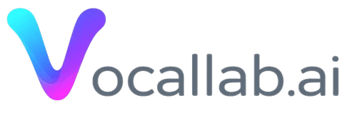 Vocallab AI logo - light version