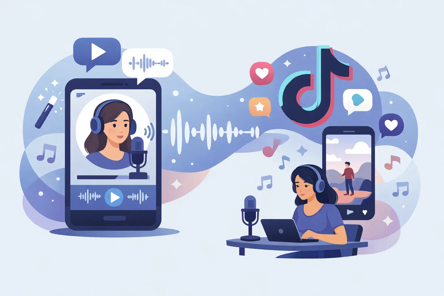 Best Storytelling Voice Generator for TikTok (2026) — 6 Narrator Styles for Short-Form