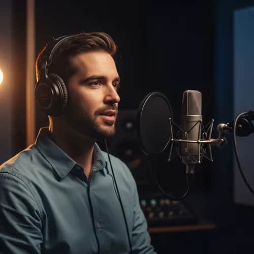 Authoritative Male Tech Explainer Voice for YouTube — AI voice for TikTok & YouTube on Vocallab