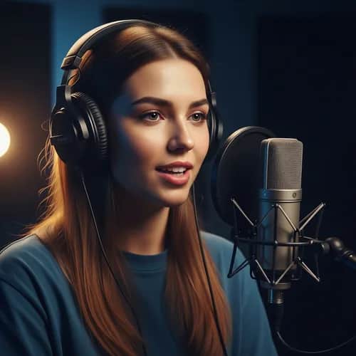 Bright Expressive Female Storytelling Voice for YouTube — AI voice for TikTok & YouTube on Vocallab