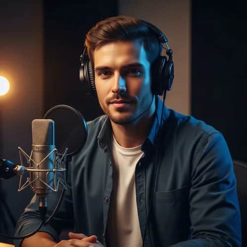 Voix Masculine Confiante : Service Client & Assistance — Voix IA pour TikTok & YouTube sur Vocallab