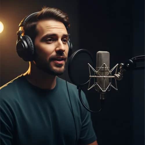 Energetic Expressive Male Content Voice for YouTube & TikTok — AI voice for TikTok & YouTube on Vocallab