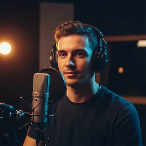 Voix Masculine Française Calme pour Narration YouTube & Podcasts — Voix IA pour TikTok & YouTube sur Vocallab