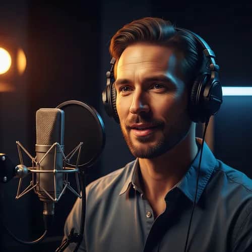 Friendly Male Customer Service Voice for Business Communication — AI voice for TikTok & YouTube on Vocallab