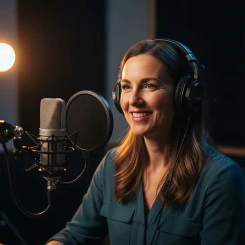 Voix IA Féminine Australienne : Chaleureuse et Dynamique — Voix IA pour TikTok & YouTube sur Vocallab