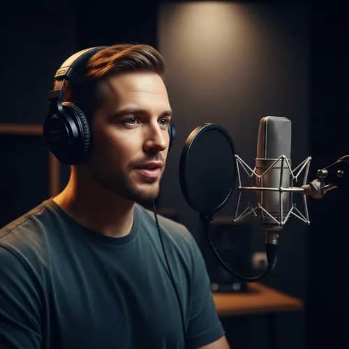Voz AI Masculina Alemana de Locutor para Narraciones y Pódcasts — Voz de IA para TikTok y YouTube en Vocallab