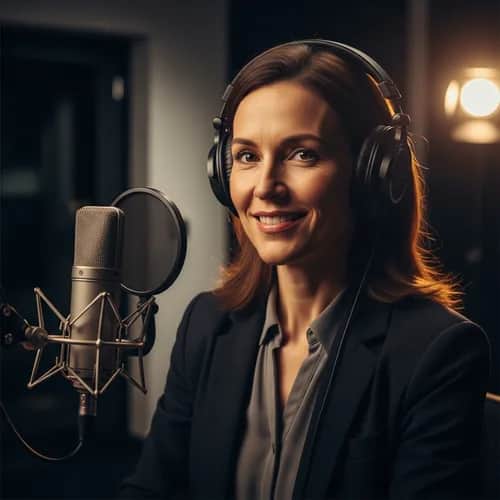 Warme deutsche Frauenstimme für Training, Tutorials & E-Learning – KI-Stimme für TikTok & YouTube auf Vocallab