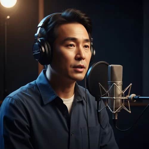 Korean Clear Deep Male Narration Voice for Podcasts & YouTube — AI voice for TikTok & YouTube on Vocallab