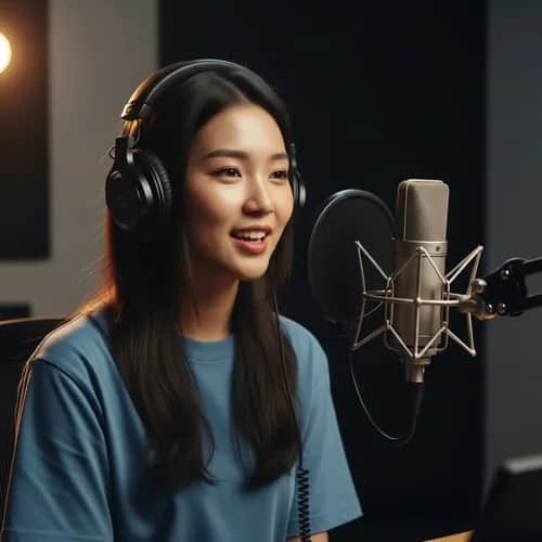 Korean Energetic Female Content Voice for YouTube & TikTok — AI voice for TikTok & YouTube on Vocallab
