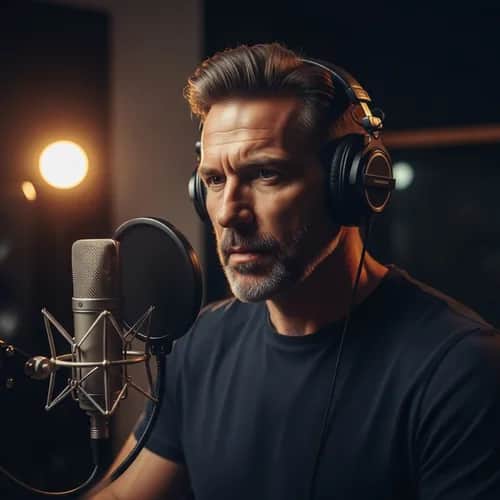 Professionelle Männerstimme: Business & Präsentation – KI-Stimme für TikTok & YouTube auf Vocallab