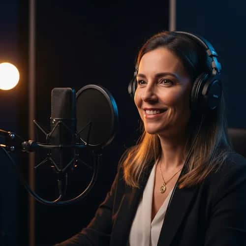 Portugiesische weibliche KI-Stimme für Schulungen, Tutorials & E-Learning – KI-Stimme für TikTok & YouTube auf Vocallab