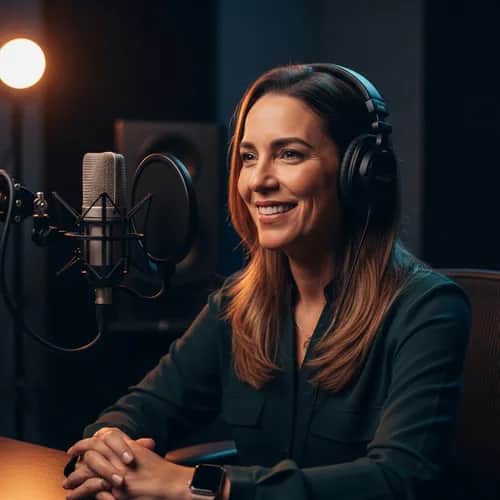 Portuguese Warm Female Voice for Training, Tutorials & E-learning — AI voice for TikTok & YouTube on Vocallab