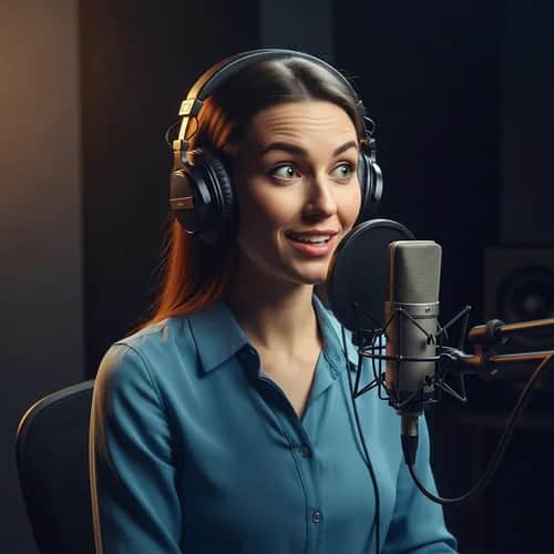 Quirky High-Pitched Female Explainer Voice for YouTube & TikTok — AI voice for TikTok & YouTube on Vocallab