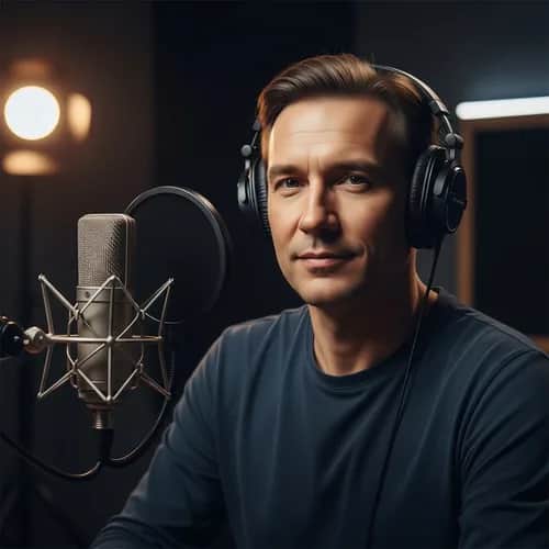 Russian Calm Articulate Male Voice for Customer Support & Help Desks — AI voice for TikTok & YouTube on Vocallab