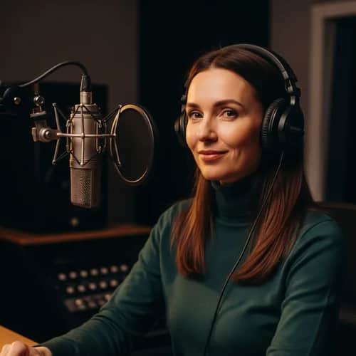 Russische Sanfte Frauenstimme für Training, Tutorials & E-Learning – KI-Stimme für TikTok & YouTube auf Vocallab