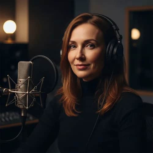 Russische Warme Ruhige Frauenstimme für Schulungen, Tutorials & E-Learning – KI-Stimme für TikTok & YouTube auf Vocallab