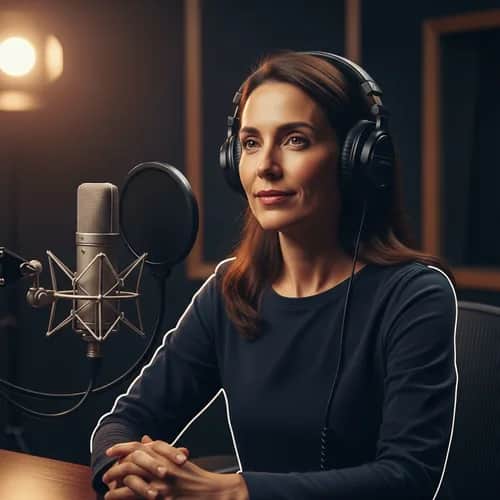 Klare, weibliche spanische KI-Stimme für Training, Tutorials & E-Learning – KI-Stimme für TikTok & YouTube auf Vocallab