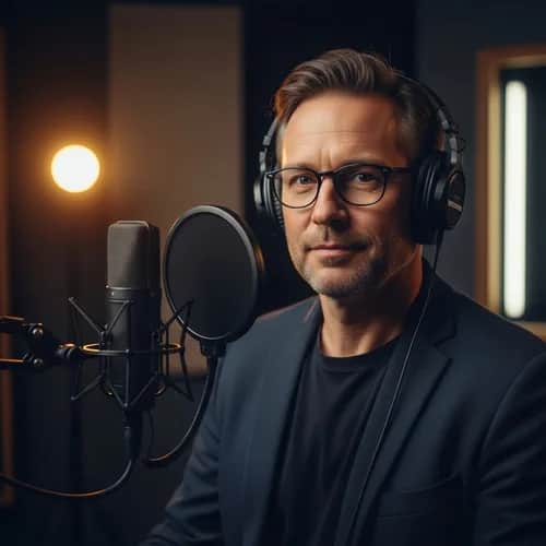 Spanische, klare Männerstimme für Training, Tutorials & E-Learning – KI-Stimme für TikTok & YouTube auf Vocallab