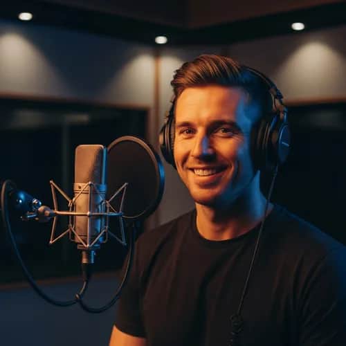 Upbeat Male Fitness Voice for YouTube & TikTok — AI voice for TikTok & YouTube on Vocallab
