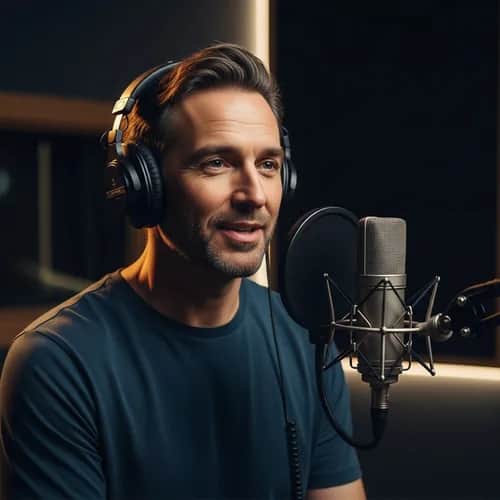 Warme, artikulierte britische Männerstimme für Kundenservice & Helpdesks – KI-Stimme für TikTok & YouTube auf Vocallab